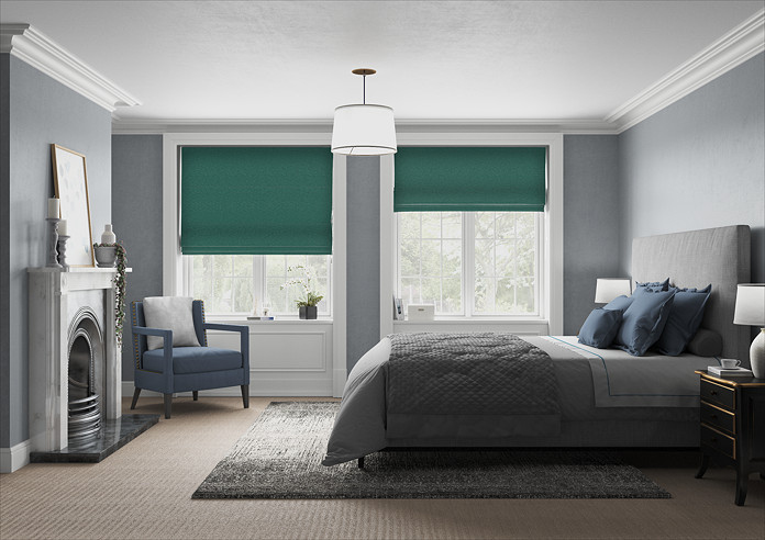 Kent, Peacock - Roman Blind - Image 5